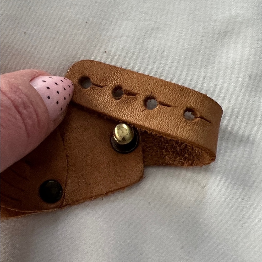 Braided Leather Cuff - Picture 5 of 5